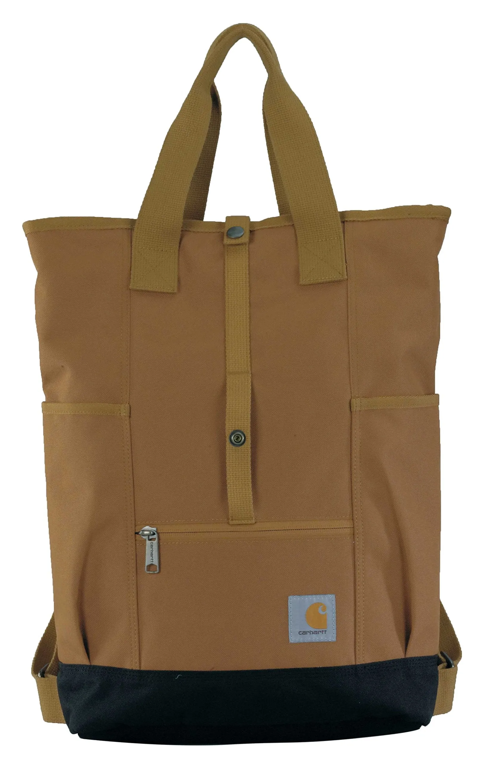 Carhartt Legacy Women's Hybrid Convertible Backpack Tote Bag, Carhartt Brown