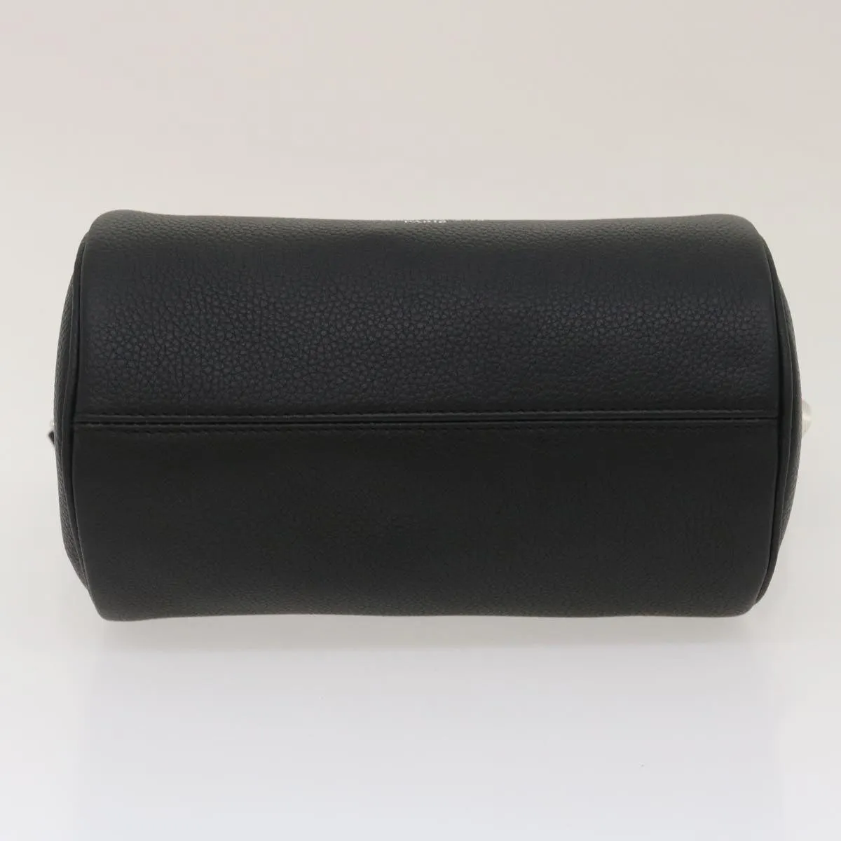 CHRISTIAN DIOR Atelier Roller Bag Shoulder Bag Leather Black  29708A