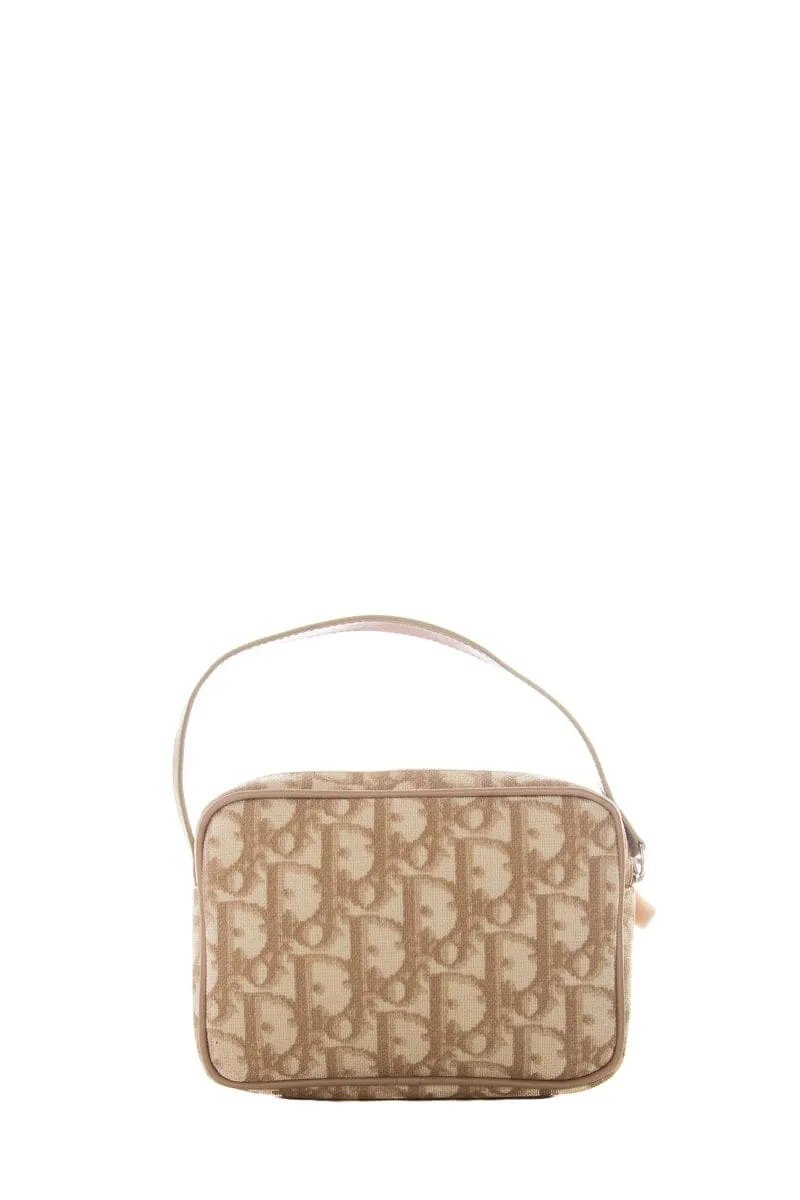 Christian Dior Beige Small Leather Trotter Mini Shoulder  Bag