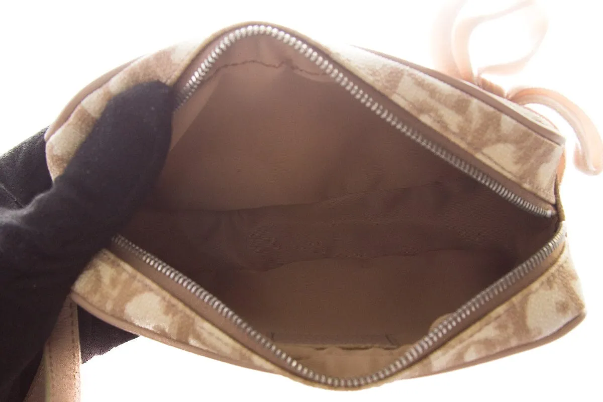 Christian Dior Beige Small Leather Trotter Mini Shoulder  Bag