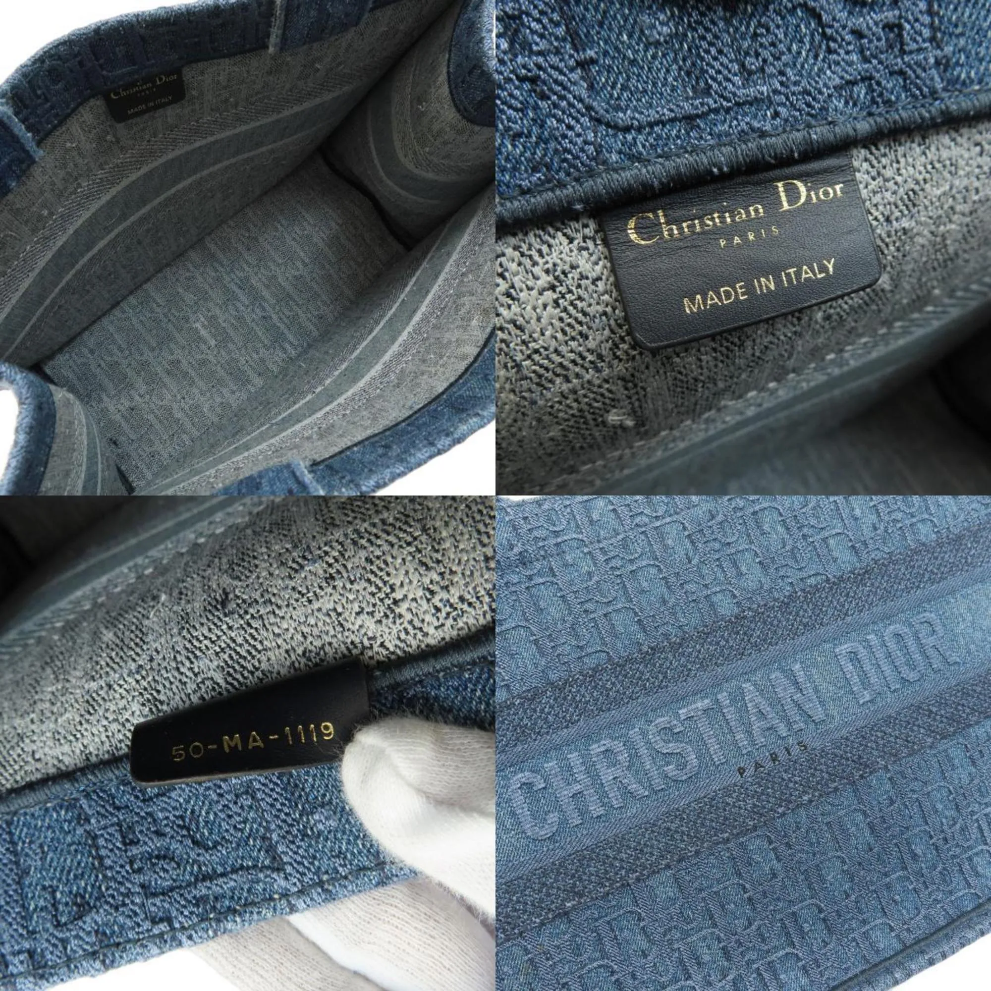 CHRISTIAN DIOR Book Smoke Tote Bag Ladies