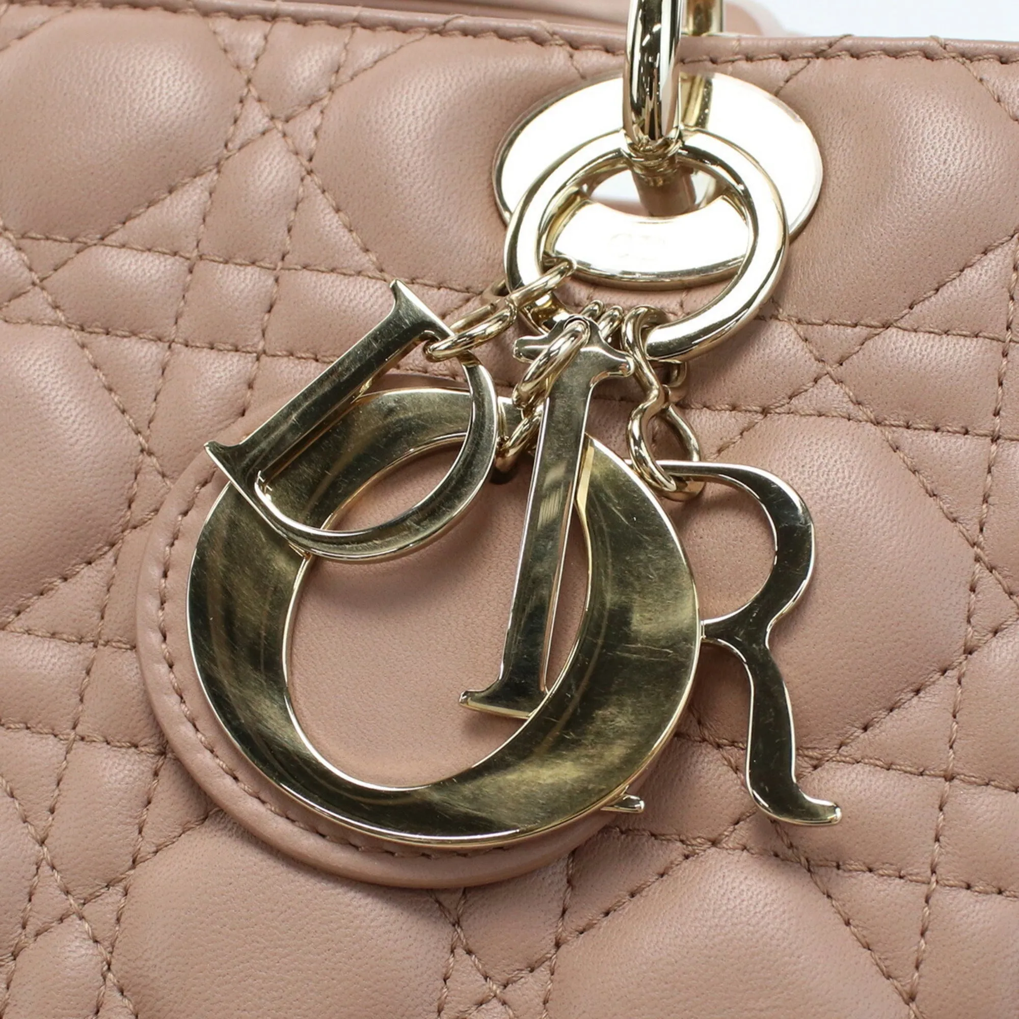 CHRISTIAN DIOR Handbag Lady CAL44550.M50P Leather Ladies