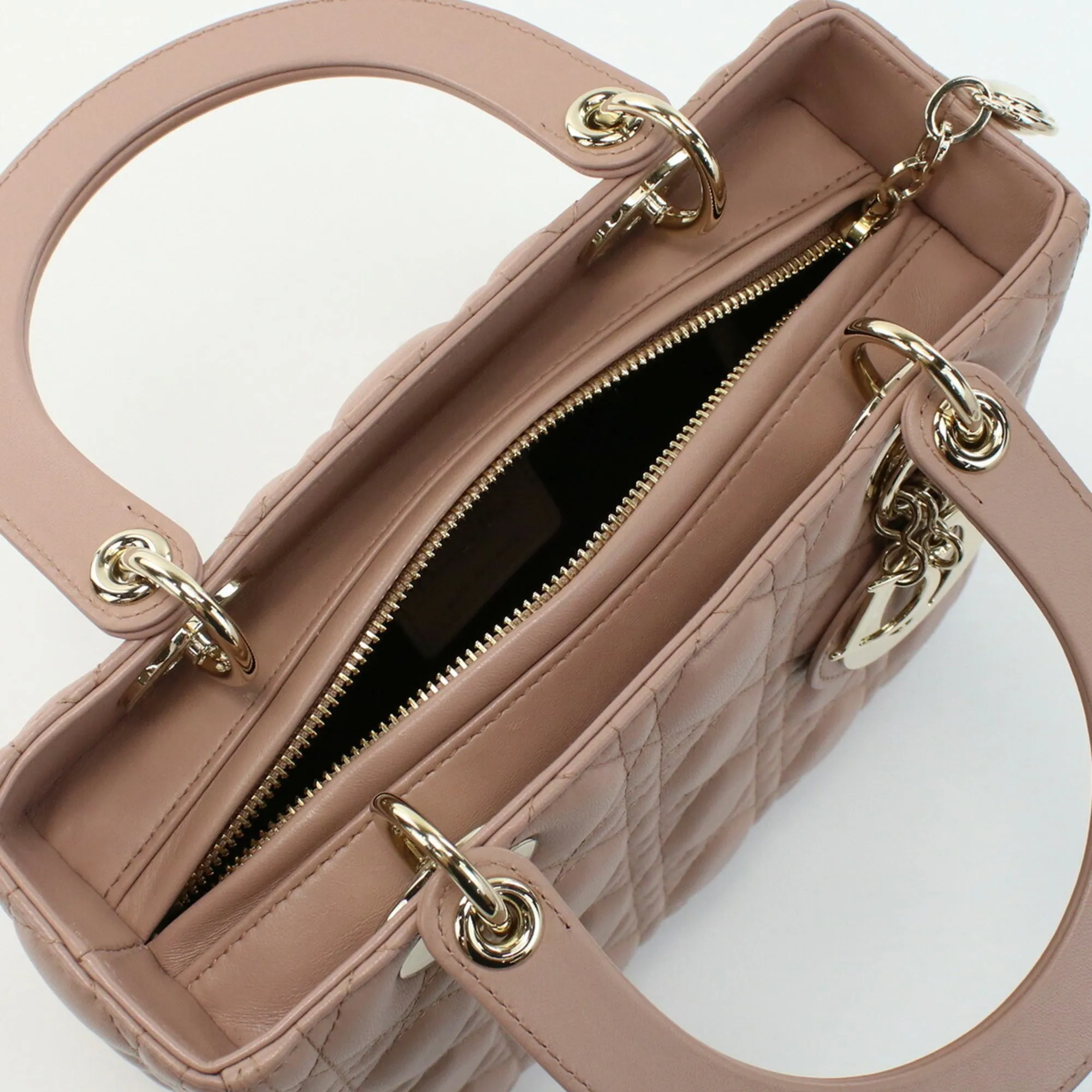 CHRISTIAN DIOR Handbag Lady CAL44550.M50P Leather Ladies