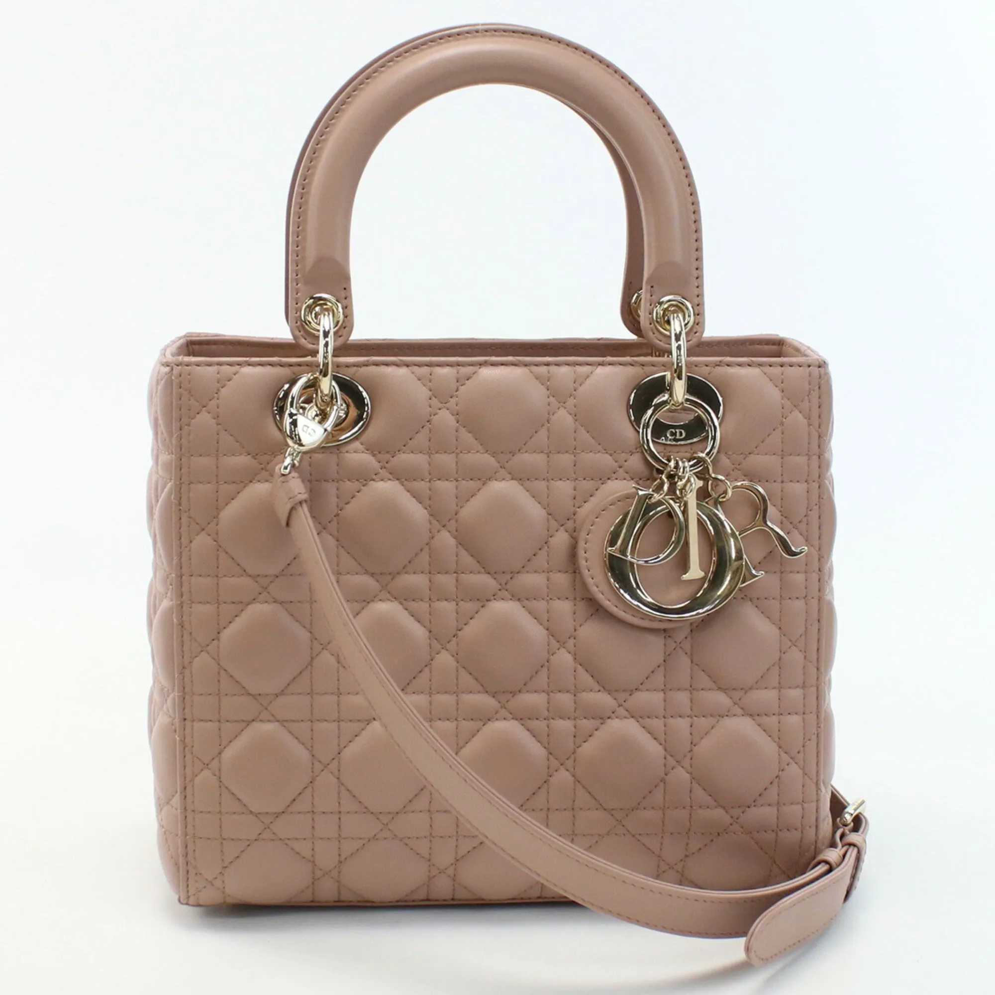 CHRISTIAN DIOR Handbag Lady CAL44550.M50P Leather Ladies