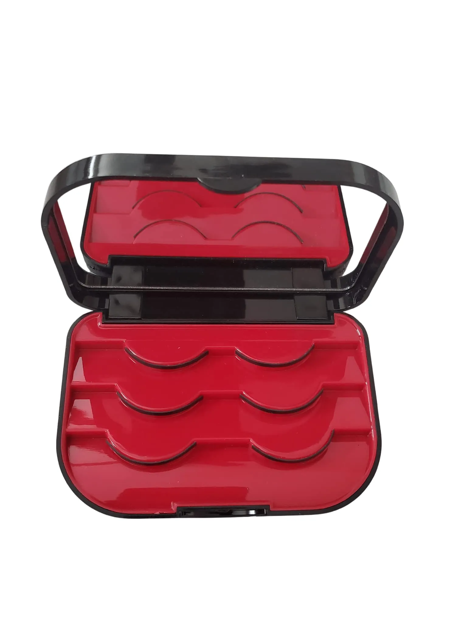 Coiffure Extensions Three Tier Magnetic Eyelash Storage Case With Mirror And Tweezer, Magnetic Eyelash Holder, Magnetic Eyelash Travel Case, Magnetic Eyelash Travel Holder, Magnetic Eyelash Organizer