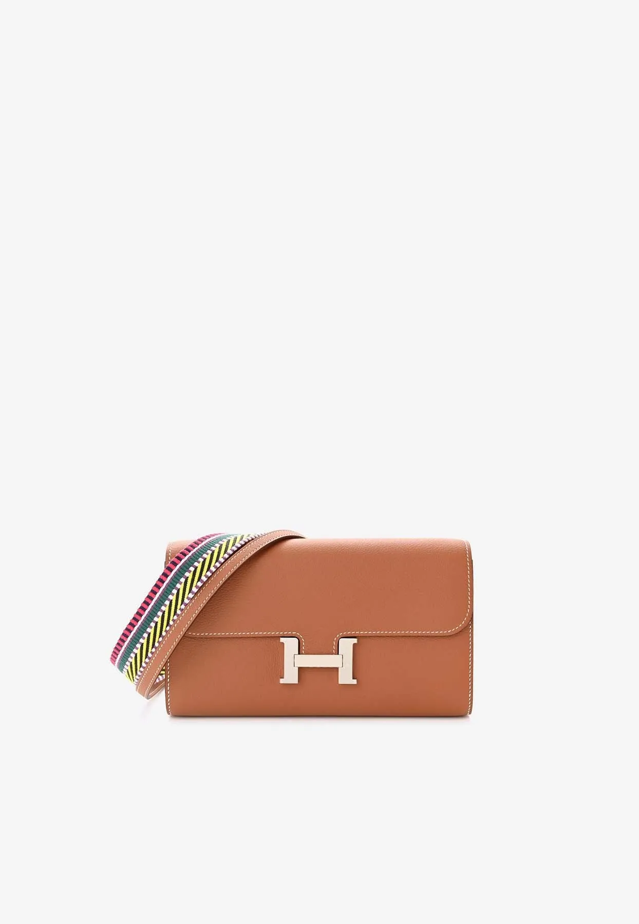 Constance Long Wallet To Go Cavale in Gold Evercolor Leather with Palladium Hardware