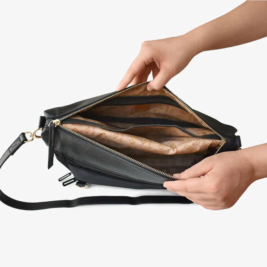 DAKOTA 3 in 1 Convertible Backpack Purse, Black