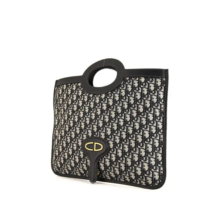 Dior Montaigne Oblique Fold Over Clutch Bag