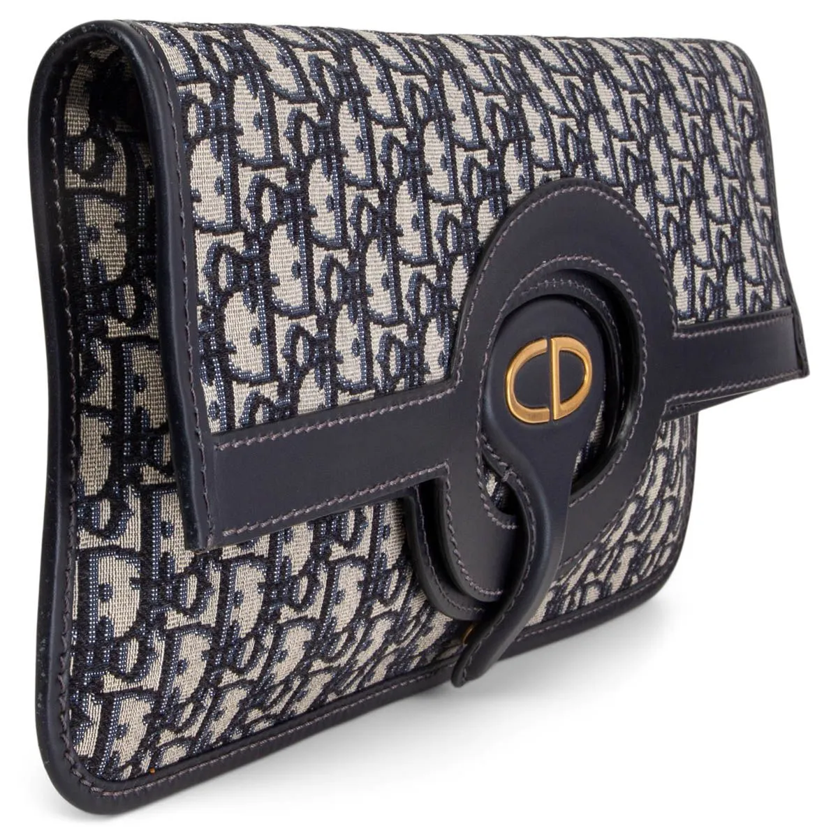 Dior Montaigne Oblique Fold Over Clutch Bag