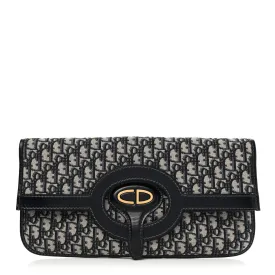 Dior Montaigne Oblique Fold Over Clutch Bag