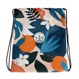Drawstring bag - Coastal Bloom
