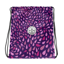 Drawstring bag - Twilight Drops