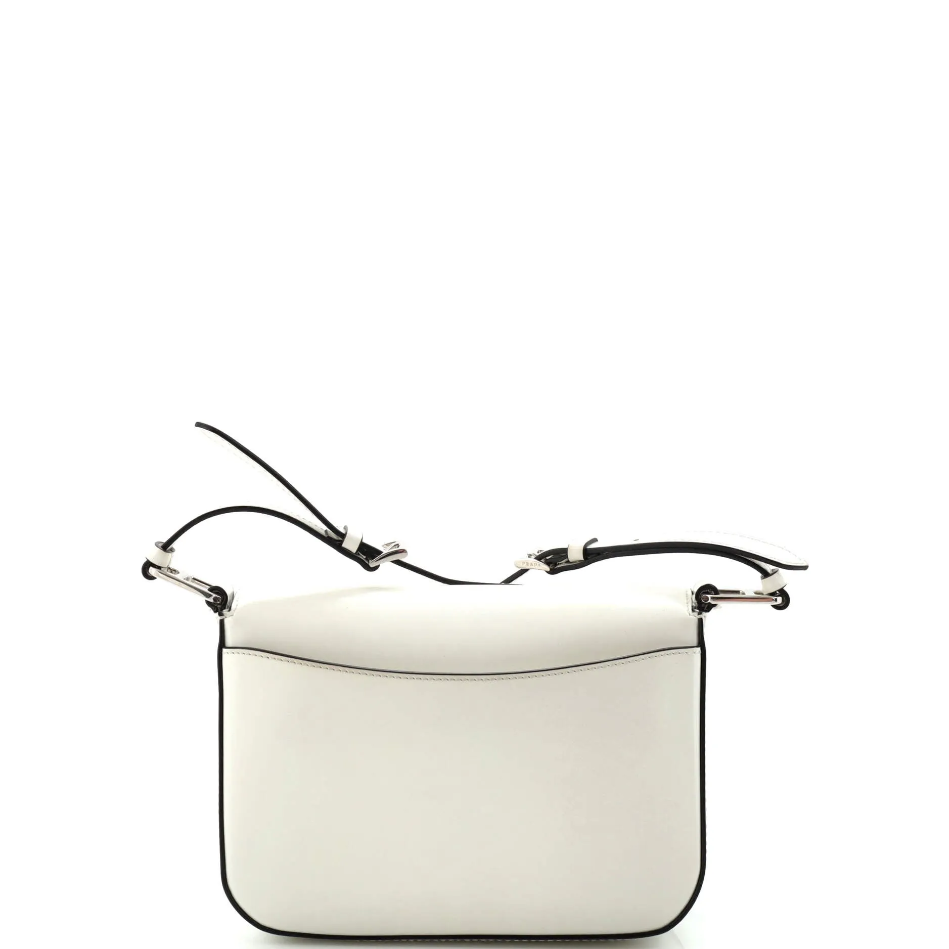 Full Flap Shoulder Bag Brushed Leather