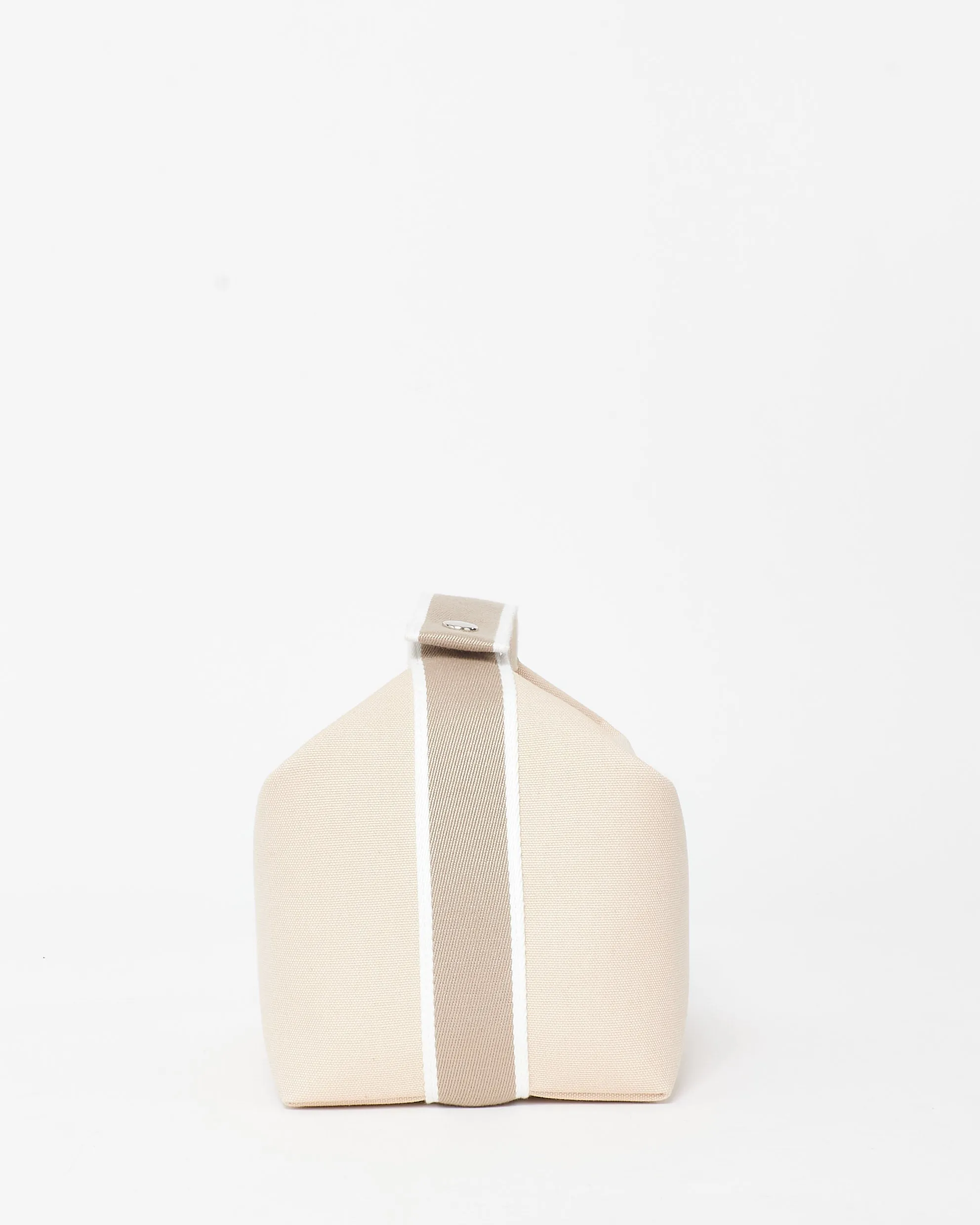 Hermès Beige Canvas Bride À Brac Case