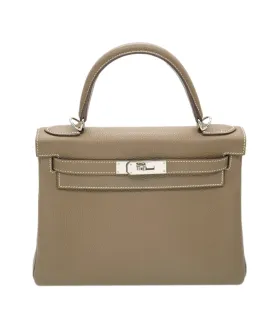 Hermès Kelly 28 Etoupe Togo PHW DXBS0054