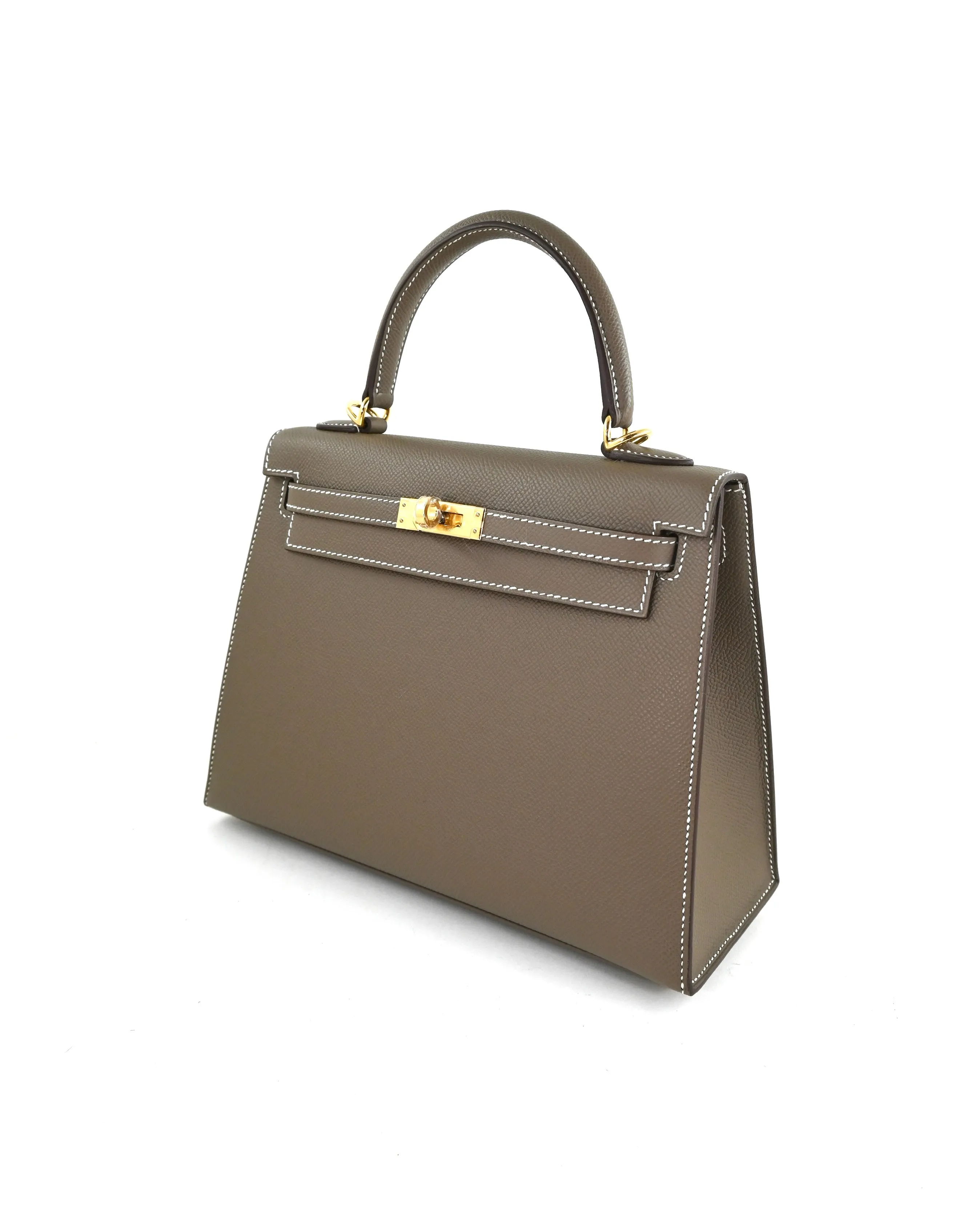 Kelly 25cm Etoupe Epsom GHW