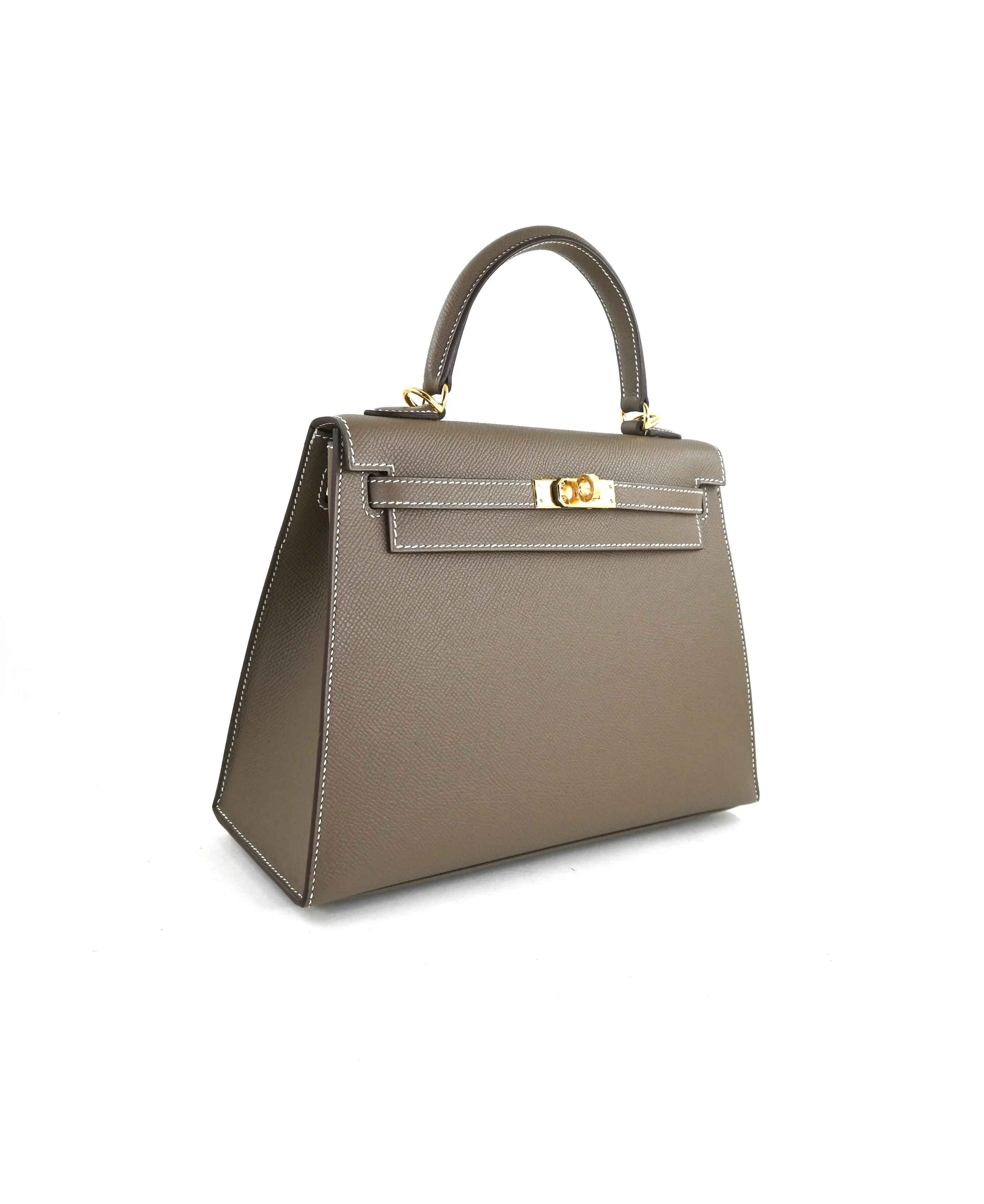 Kelly 25cm Etoupe Epsom GHW