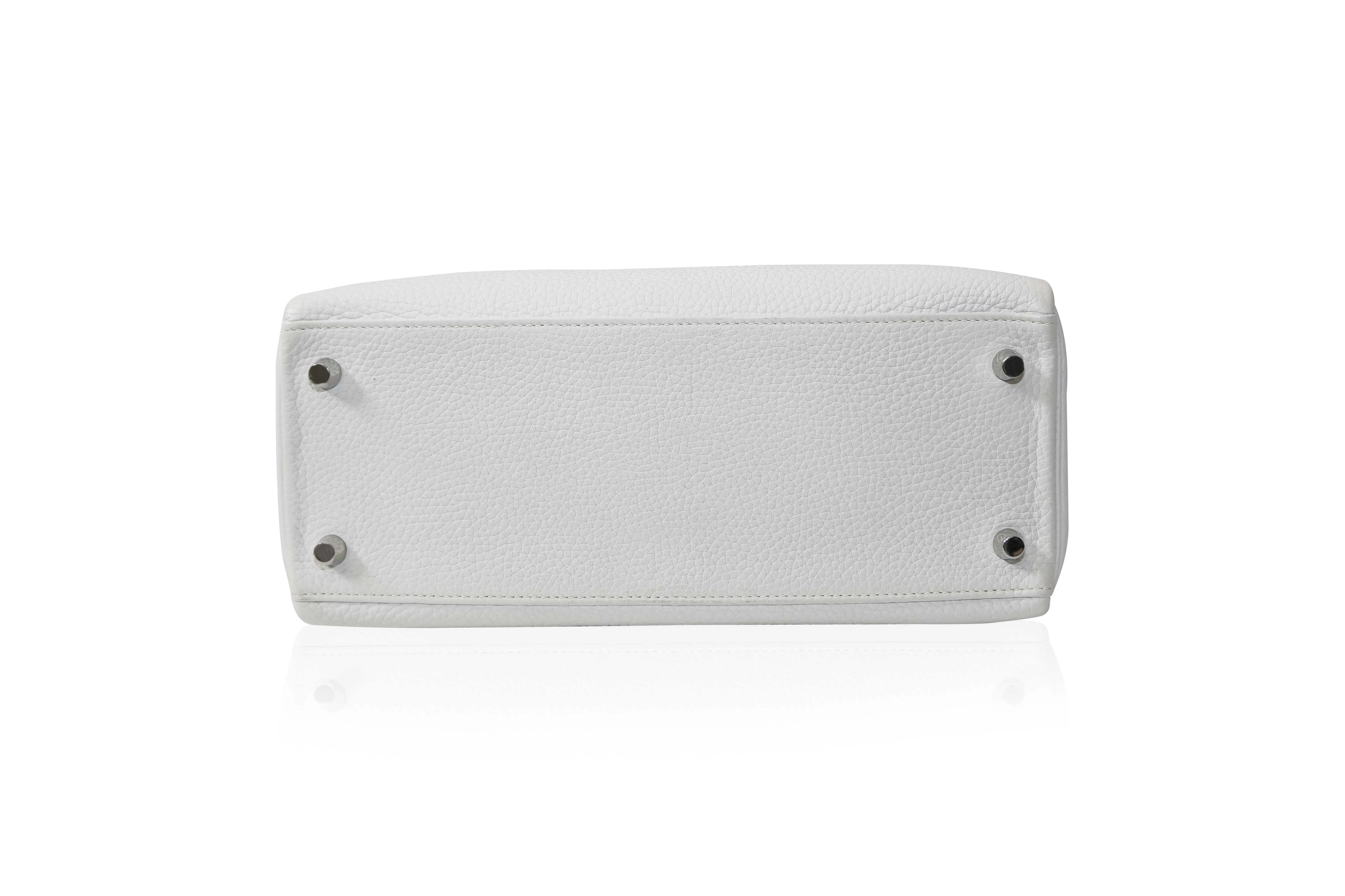 Kelly 28 White Togo PHW