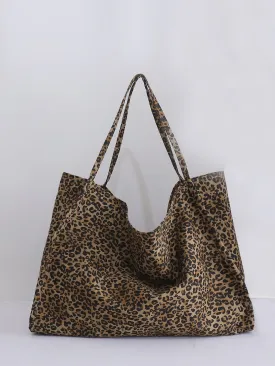 Leopard Large Capacity Tote Bag