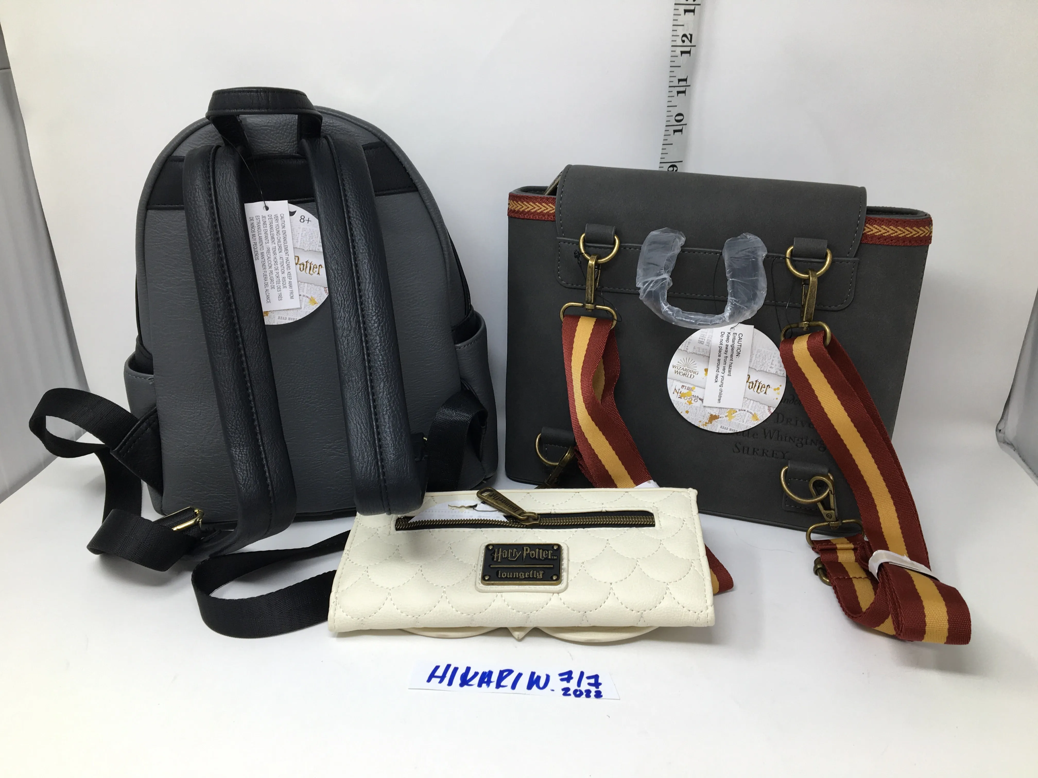 Loungefly Harry Potter Convertible Mini Backpack Set of 3