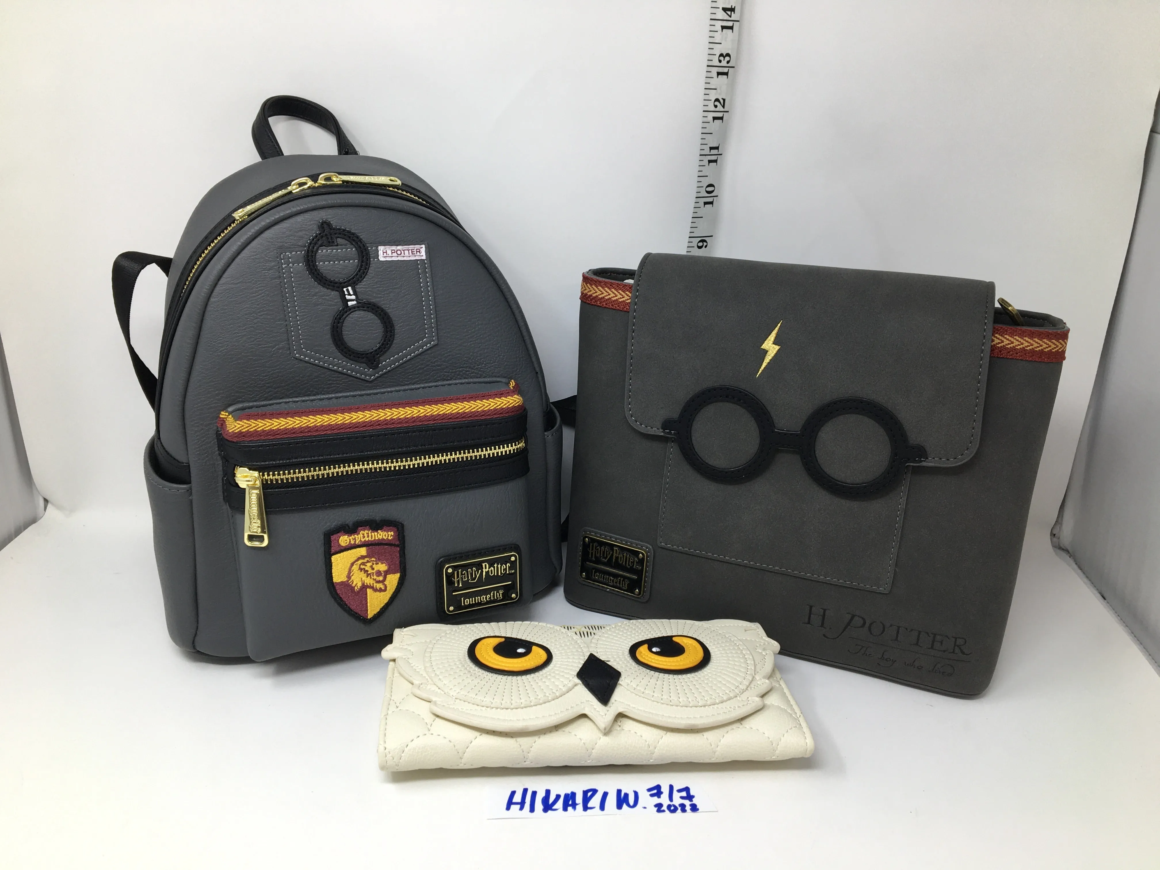 Loungefly Harry Potter Convertible Mini Backpack Set of 3