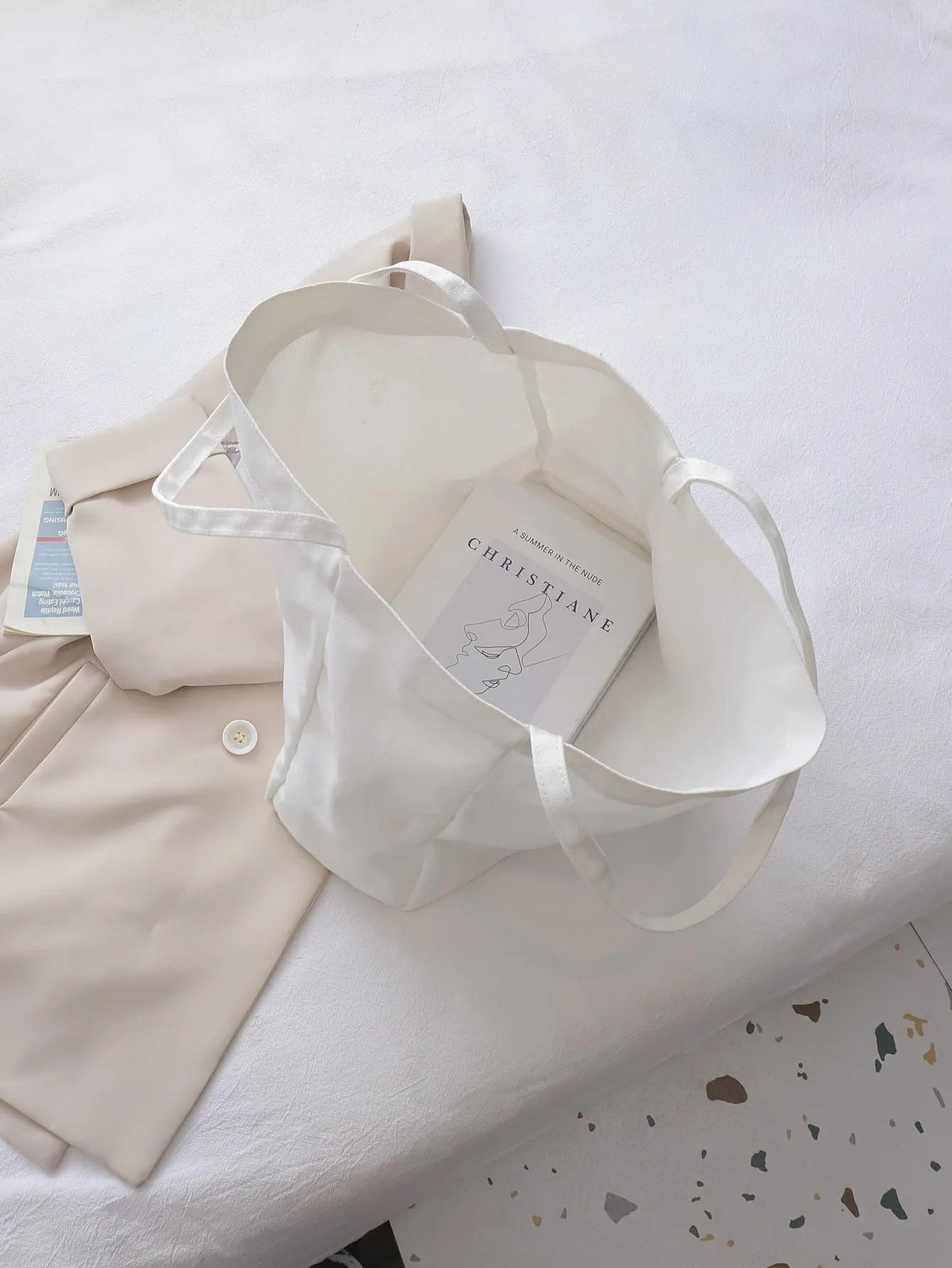 Minimalist Large Capacity Tote Bag