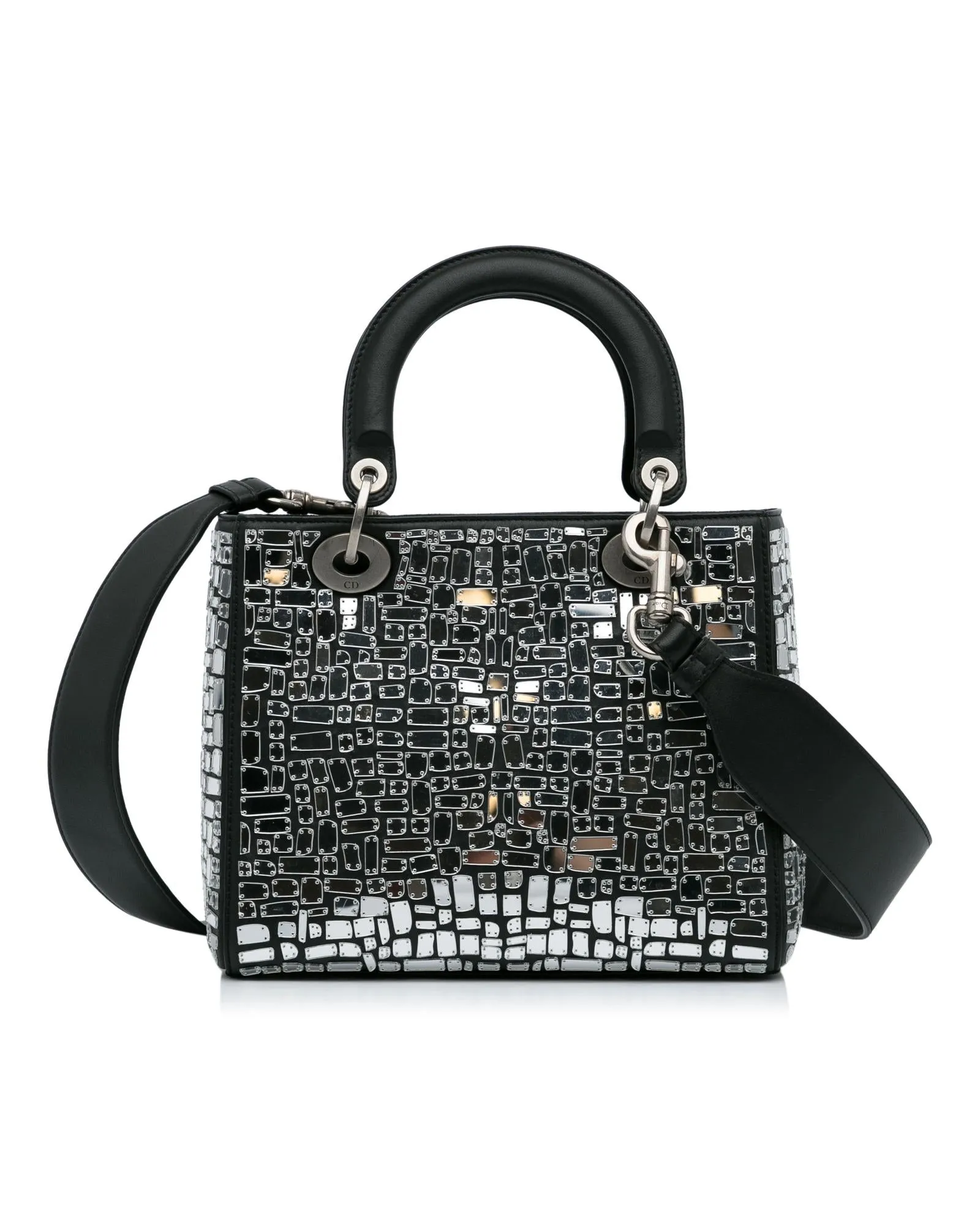 Mosaic Glass Leather Lady Dior Bag