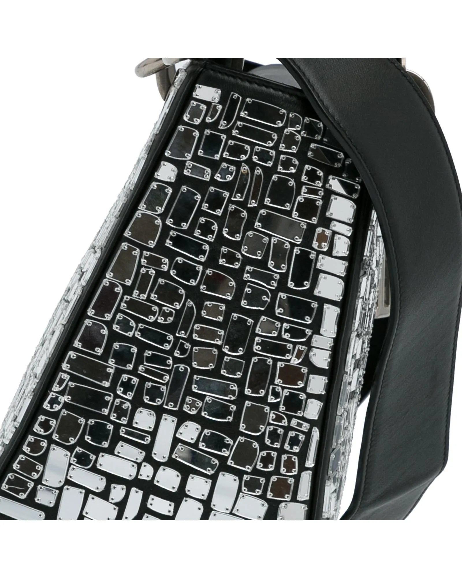 Mosaic Glass Leather Lady Dior Bag