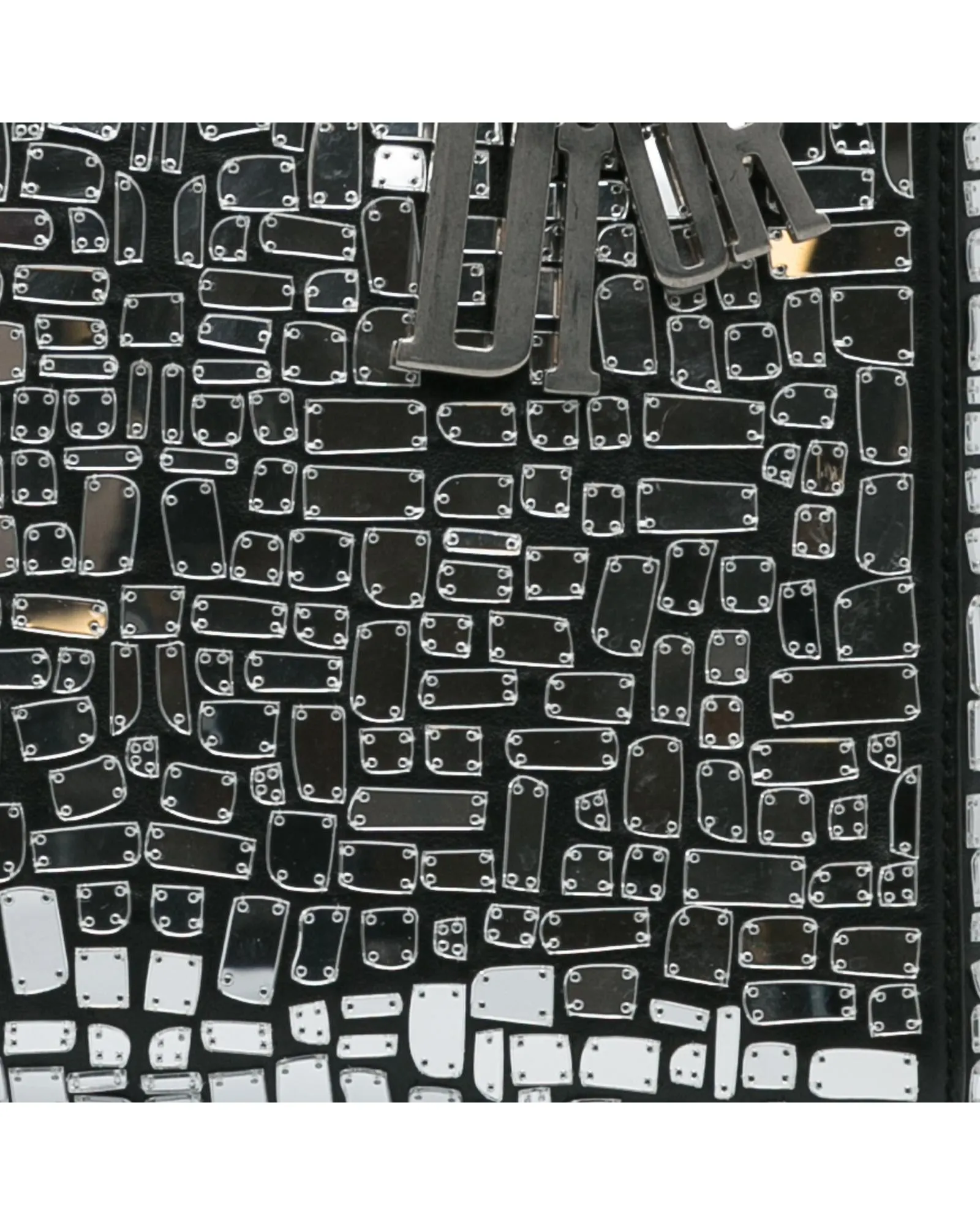 Mosaic Glass Leather Lady Dior Bag