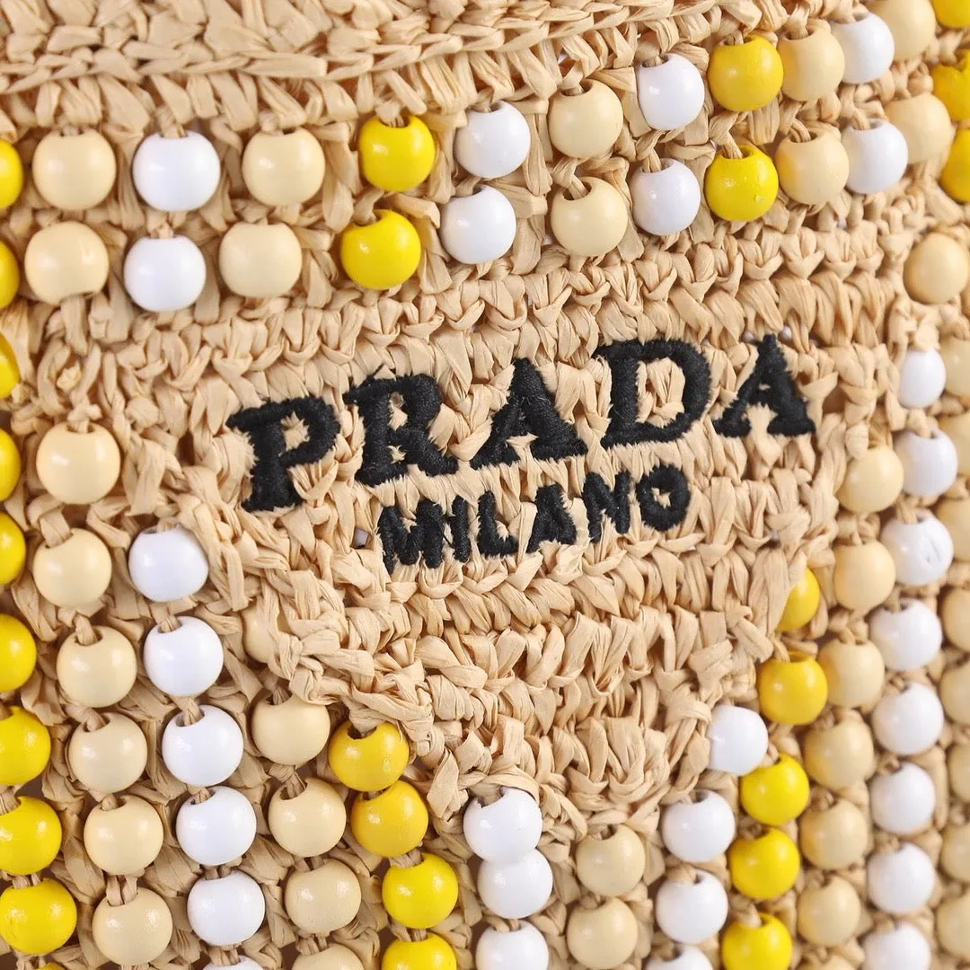 PD338 Raffia Tote Bag / 15x14.2x1.2inch