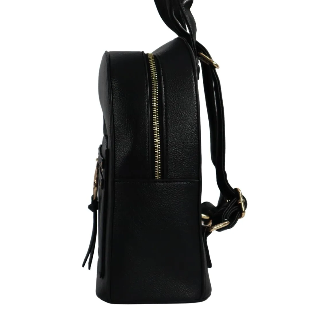 PMN1286 Black Convertible Backpack (Backpack   Shoulder Bag)