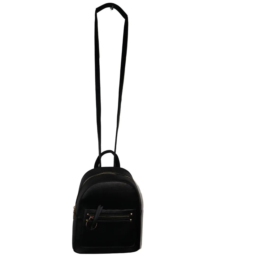 PMN1286 Black Convertible Backpack (Backpack   Shoulder Bag)