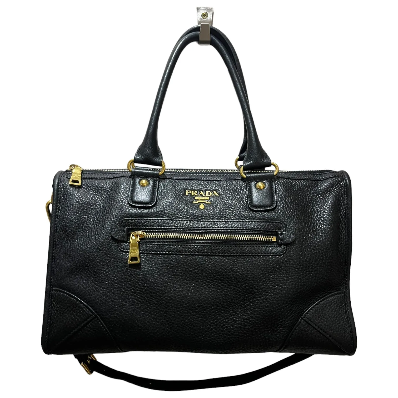 Prada Black Vitello Bag