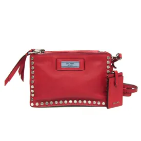 Prada Etiquette  Leather Shoulder Bag ()