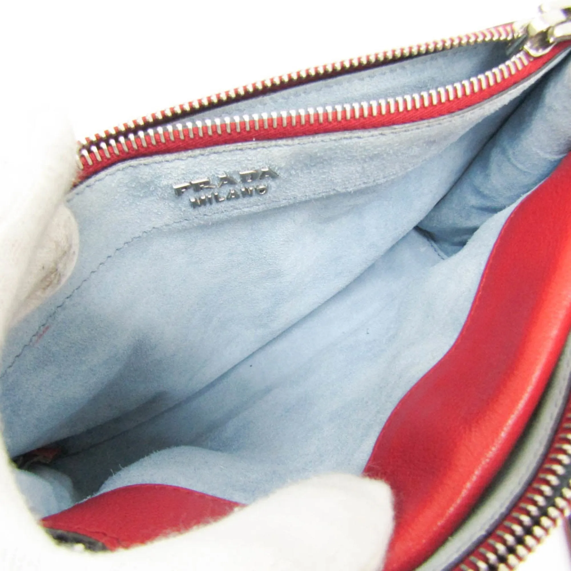 Prada Etiquette  Leather Shoulder Bag ()