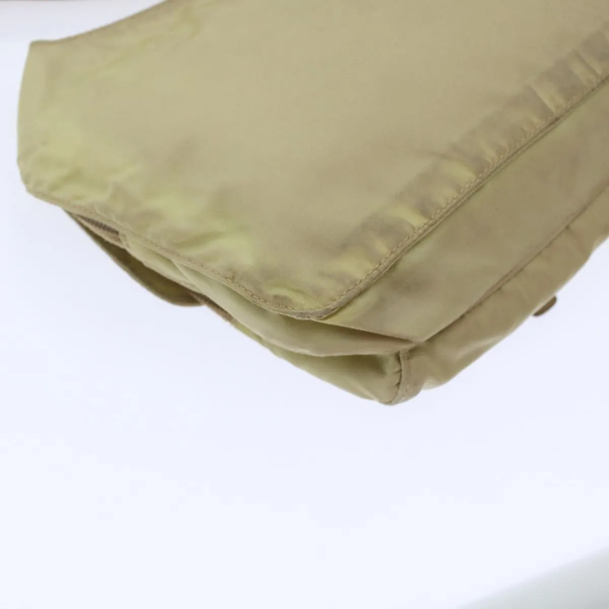 PRADA Shoulder Bag Nylon Beige  48760