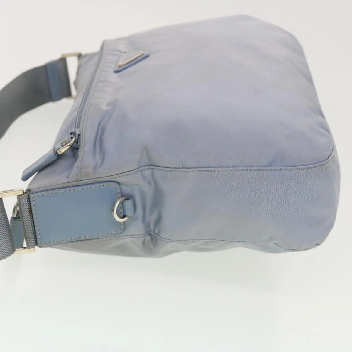 PRADA Shoulder Bag Nylon Light Blue  am4160