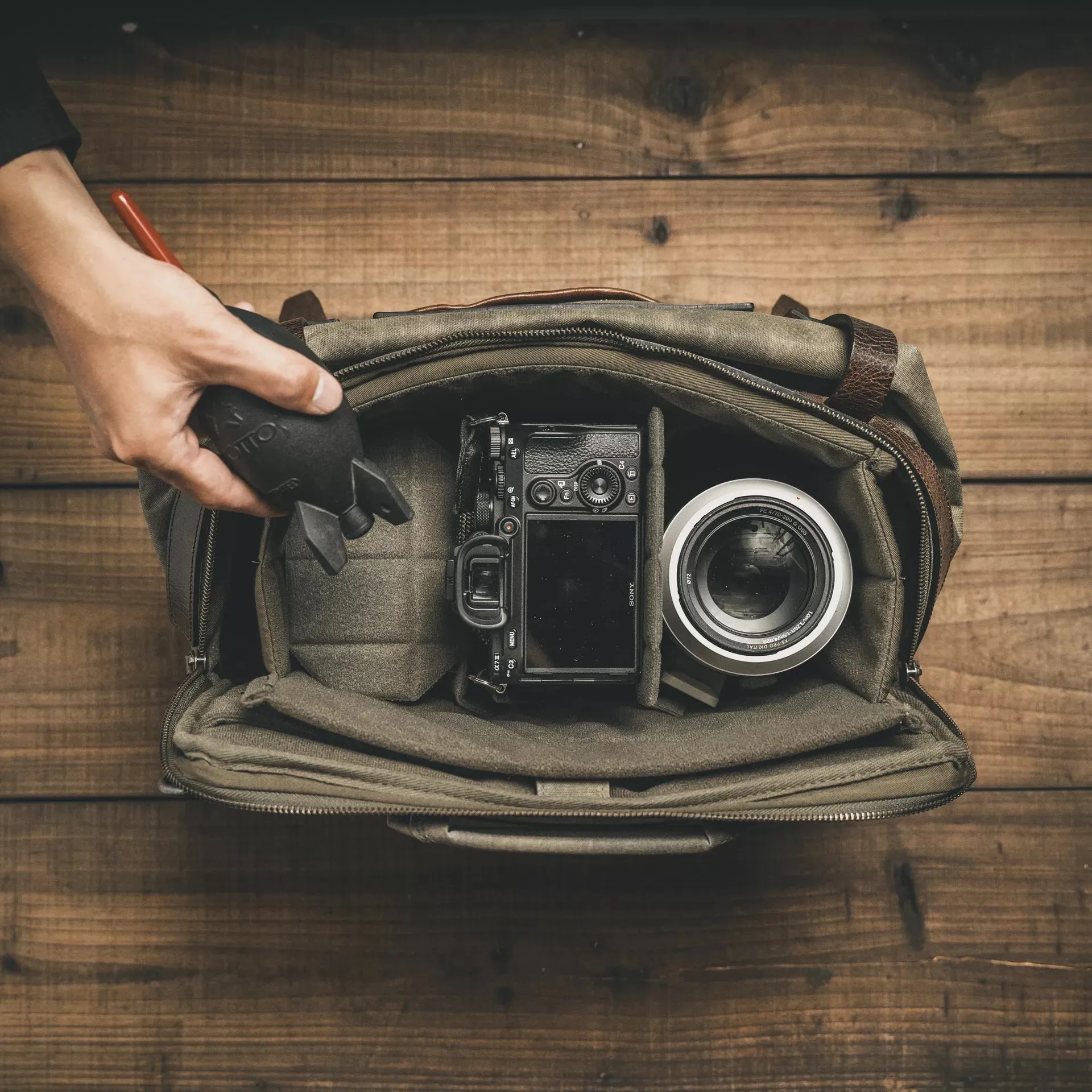 Quick-Draw Camera Insert (For Lightning Rider) | Olive Green