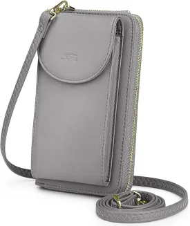 S-ZONE Small Crossbody Bags for Women Cell Phone Purse RFID Blocking Wallet Purses with Credit Card Slots