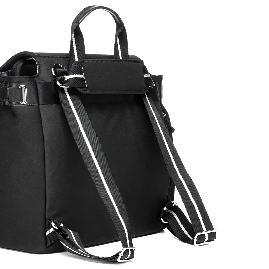 Storksak St James Scuba Changing Bag - Black - Silver