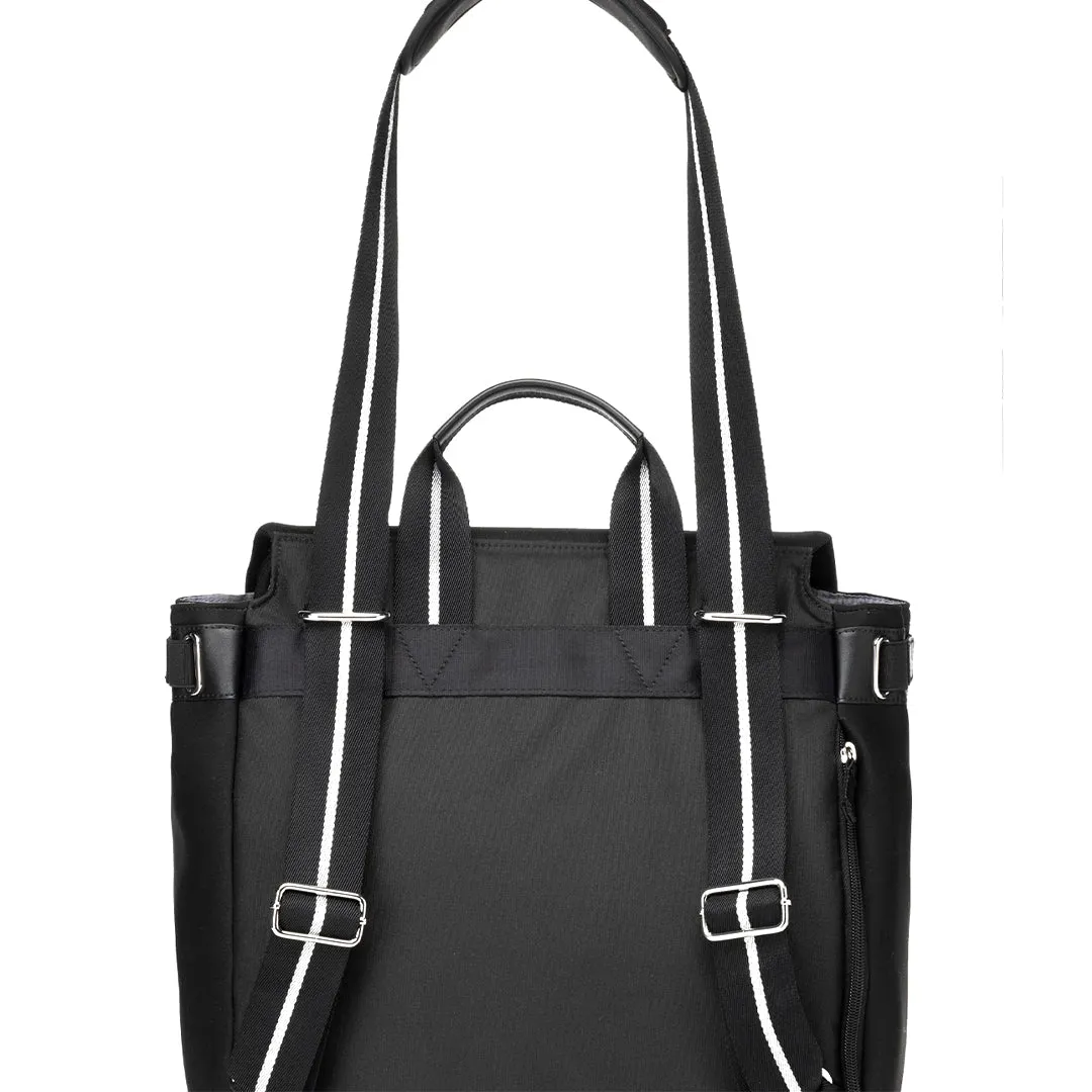 Storksak St James Scuba Changing Bag - Black - Silver