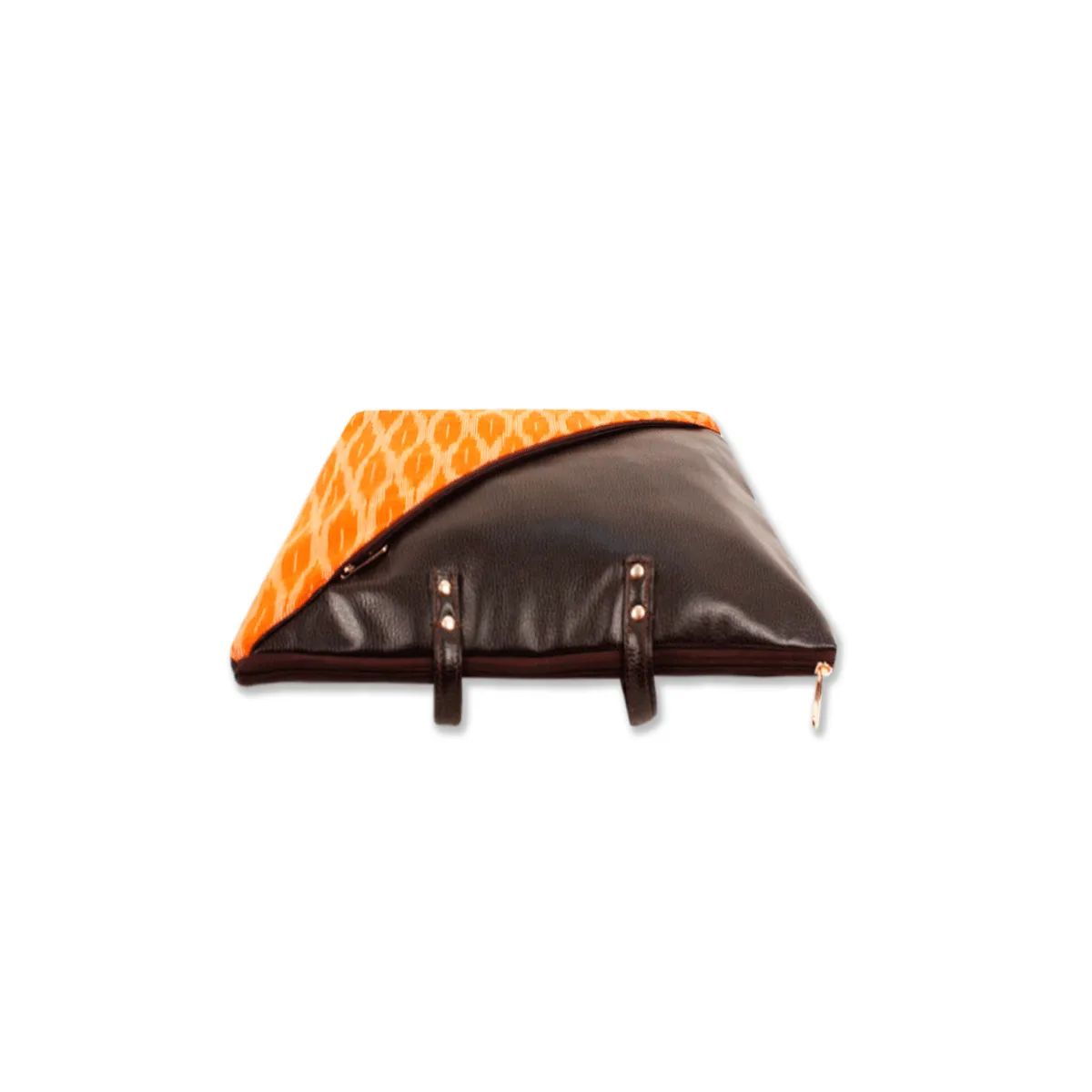 Summer Orange Ikat Office Bag