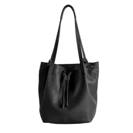 Tote Bag Convertible to Backpack | Detachable Interior | Black