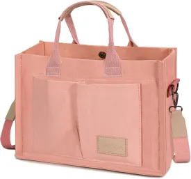 Tote Bags for Women Canvas Tote Purse Crossbody Bags with Pockets Top Handle Shoulder Handbags Satchel Bags for Women
