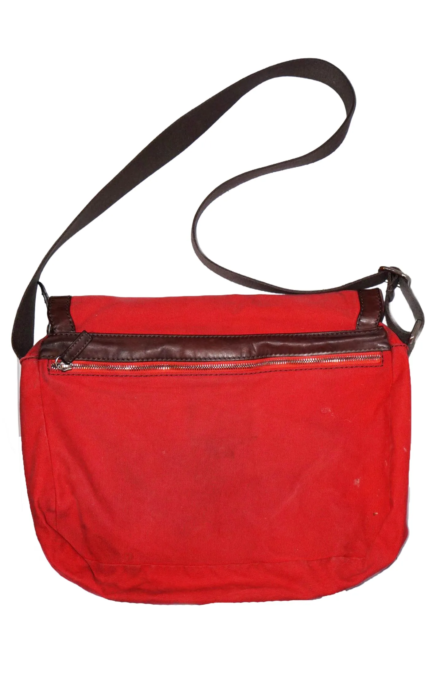 VIVIENNE WESTWOOD Logo Red Crossbody Messenger Bag