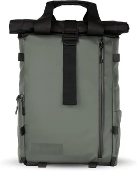 WANDRD PRVKE Lite - Photography Bag - Water Resistant Camera Backpack for Photographers - Anti-Theft Travel Bag with 14-Inch Laptop Sleeve and Fleece-Lined Pockets (Wasatch Green)