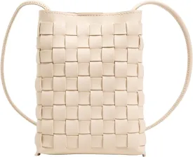 Woven Small Crossbody Bags Cell Phone Purse for Women Teen Girls Small Shoulder Phone Bag